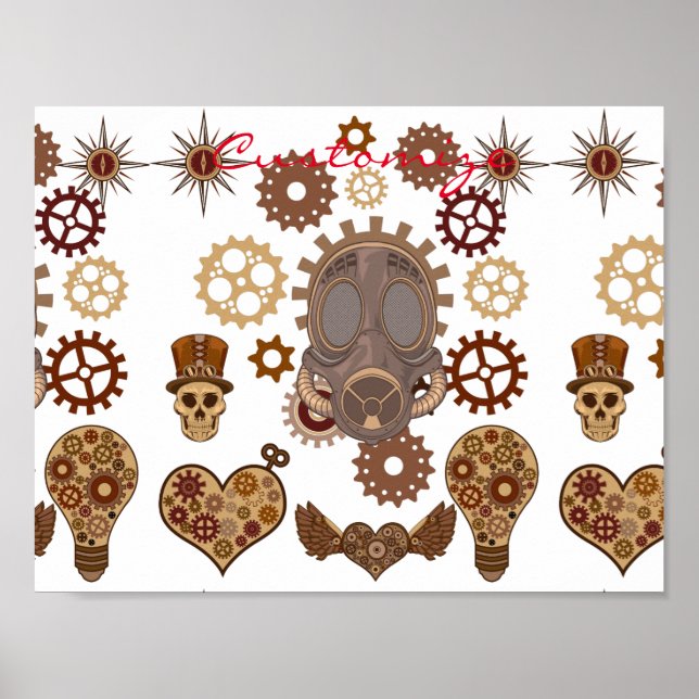 Poster Steampunk Thème Thunder_Cove (Devant)