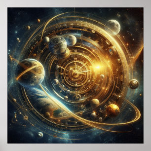 Poster Steampunk/Time Machine, Time/Space/Continuum 6003X