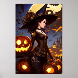 Poster Steampunk Witch 3