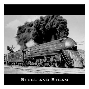 Poster Steel and Steam - Customizable for Year Calendar
