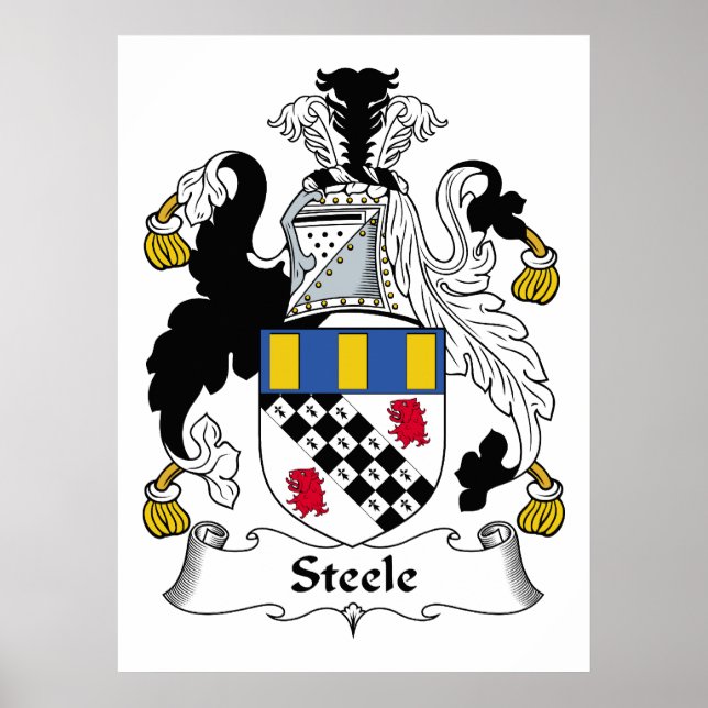 Poster Steele Family Crest (Devant)