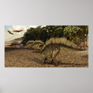 Poster Stegosaurus