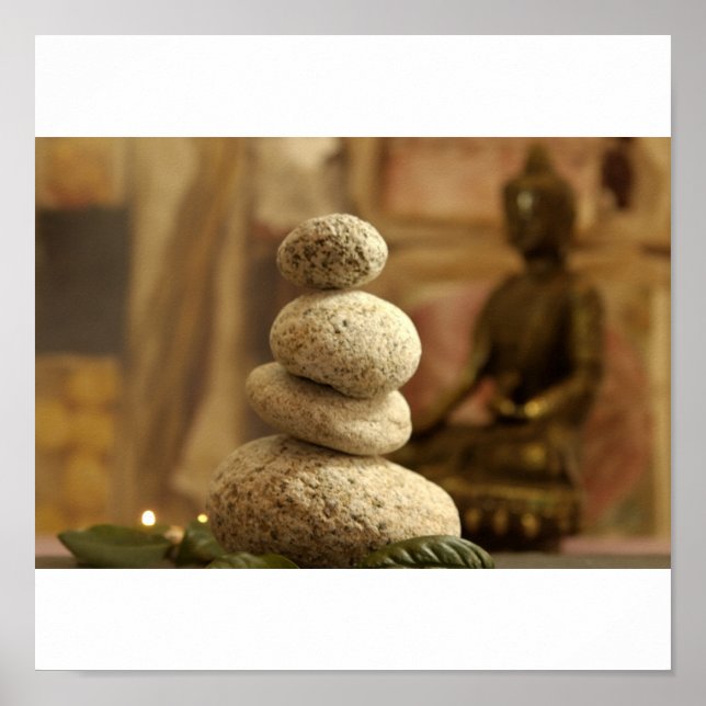 Poster Steinpyramide (Devant)