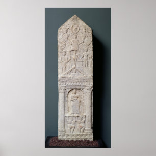 Poster Stela votive dédiée à Saturne