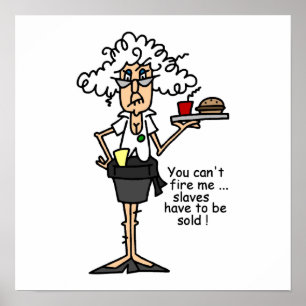 Poster Stella avec l'humour d'attitude