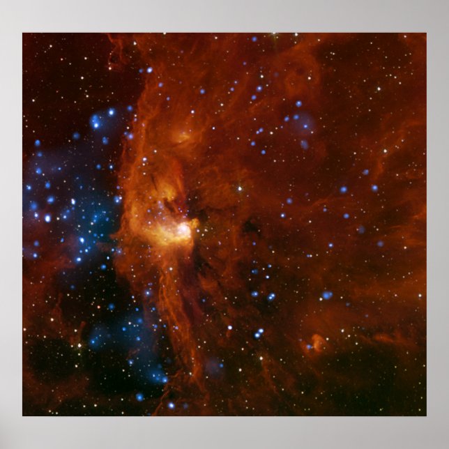 Poster Stellar Star Birth RCW 108 NASA (Devant)