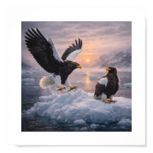 Steller’s Sea Eagle (Haliaeetus pelagicus) –