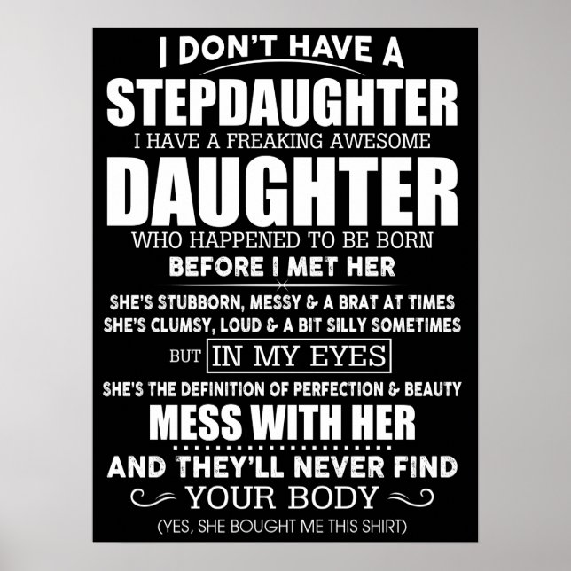 Poster Stepgirl (Devant)