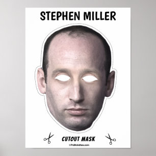 Poster STÉPHEN MILLER Halloween Mask