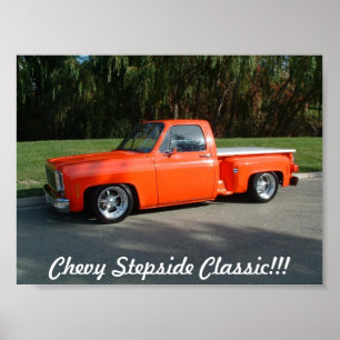 Poster stepside, classique de Chevy Stepside ! ! !