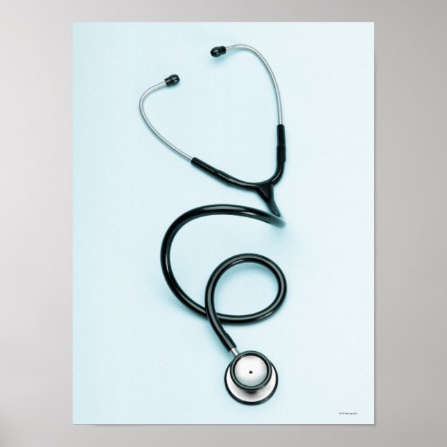 Poster Stethoscope 4 (Devant)