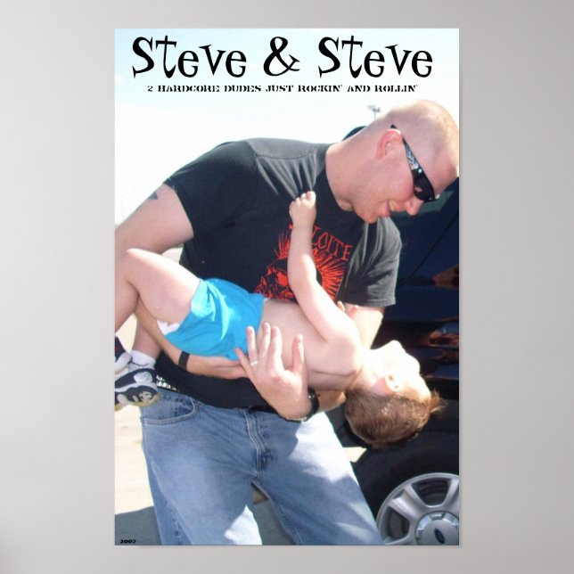 Poster steve & steve (Devant)