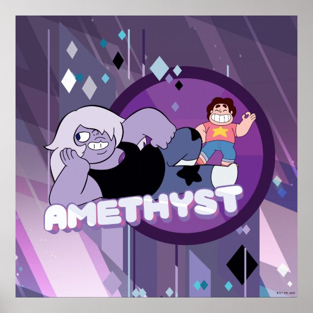 Poster Steven Universe | Graphique de caractères d'améthy (Devant)
