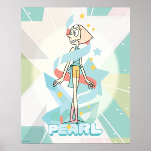 Poster Steven Universe Graphique de caractères perles