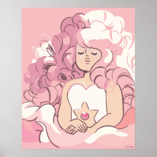Poster Steven Universe | Illustration de quartz Rose