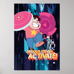 Poster Steven Universe   Sérieux Steven... Activez !