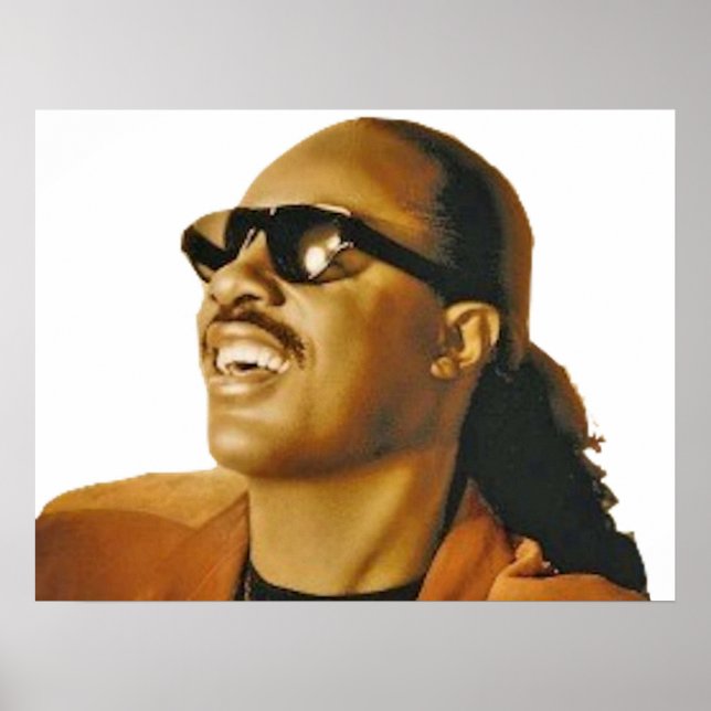 Poster Stevie Wonder (Devant)