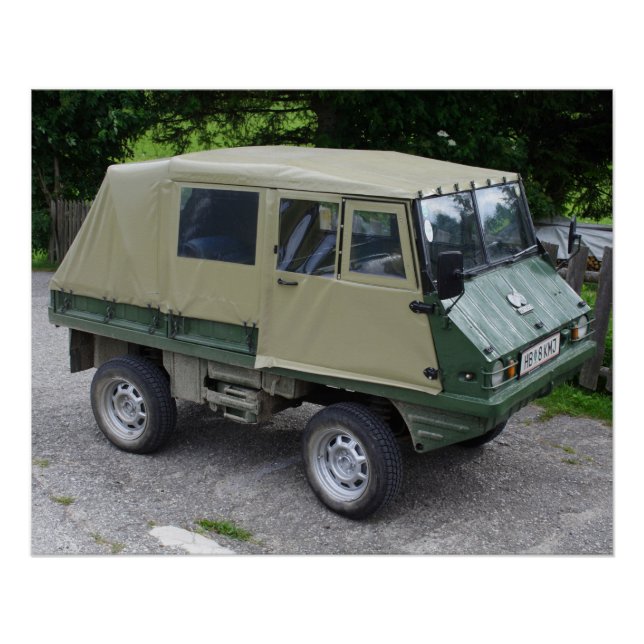 Poster Steyr Puch Haflinger (Devant)