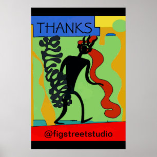 Poster Stick Man, Ajouter du texte, modifier