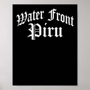 Poster Sticker avant Piru
