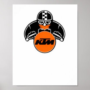 Poster Sticker du logo Ktm4