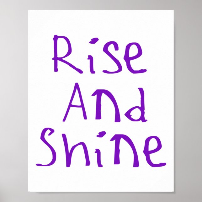 Poster Sticker Monter Et Briller (Devant)