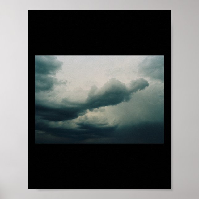 Poster Sticker Moody Clouds Sky (Devant)