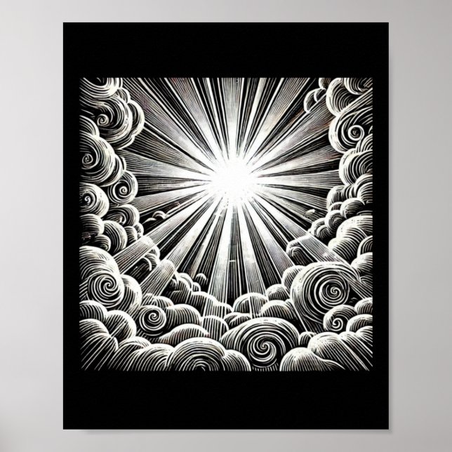 Poster Sticker Par Aspera Ad Lux (Devant)