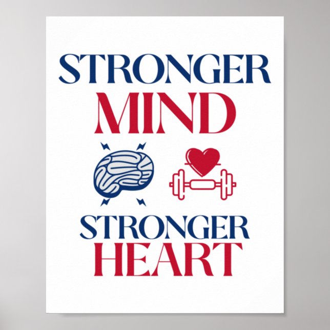 Poster Sticker pour la conception cardiaque plus solide p (Devant)