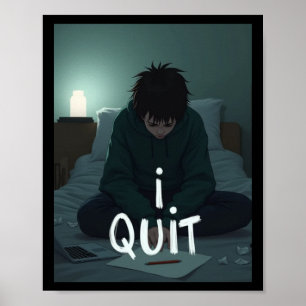 Poster Sticker Quitter