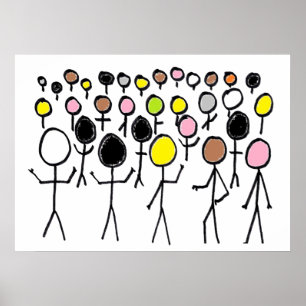 Poster Stickers égalité
