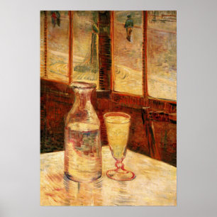 Poster Still Life with Absinthe par Vincent van Gogh