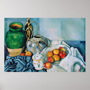 Poster Still Life with Apples, Paul Cézanne
