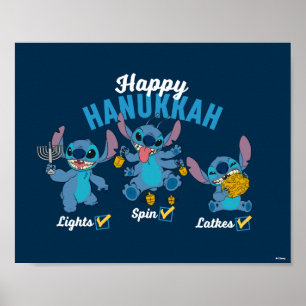 Poster Stitch   Bonne Hanoukka