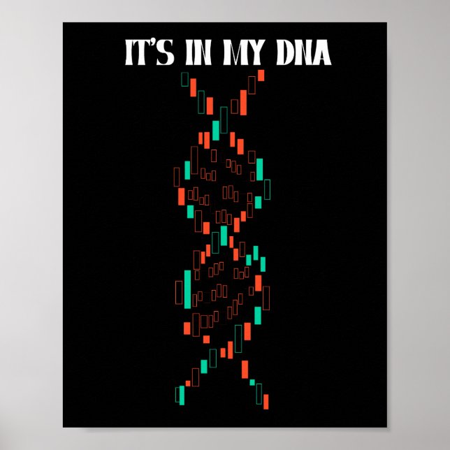 Poster Stock Trader Hommes Chandelier Graphique Forex Tra (Devant)