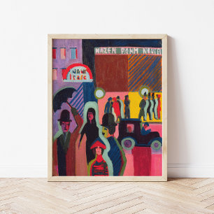 Poster Stockage dans la pluie   Ernst Ludwig Kirchner