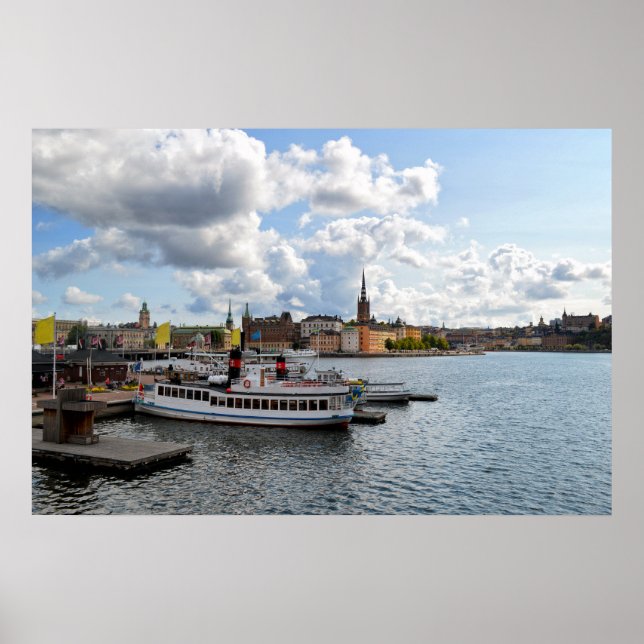 Poster Stockholm Suède vue (Devant)