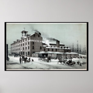 Poster Stocks Factory Philadelphia PA Imprimer
