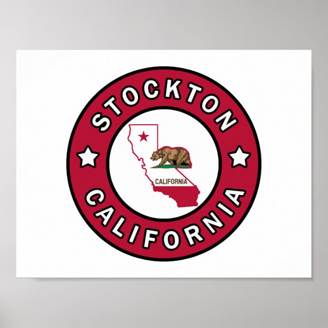 Poster Stockton, Californie (Devant)