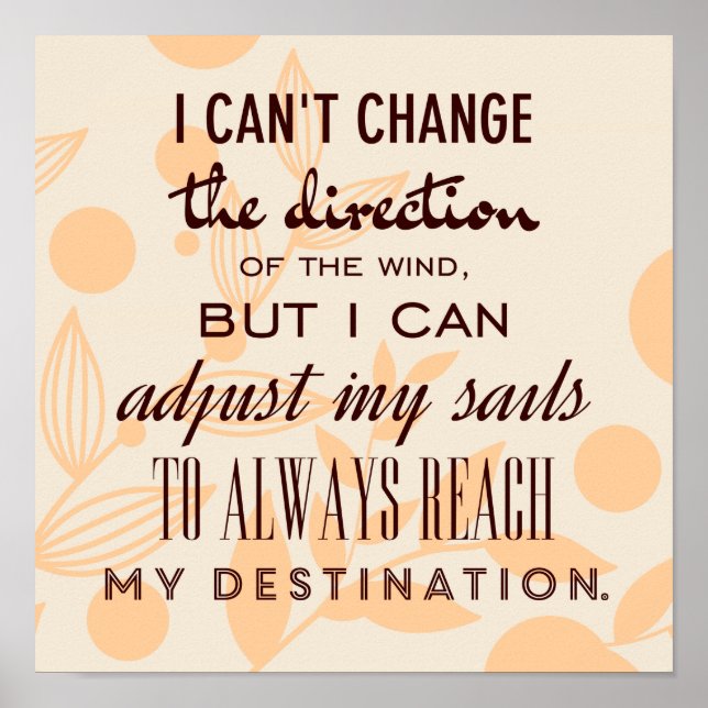 Poster stoïque Inspiration (Devant)