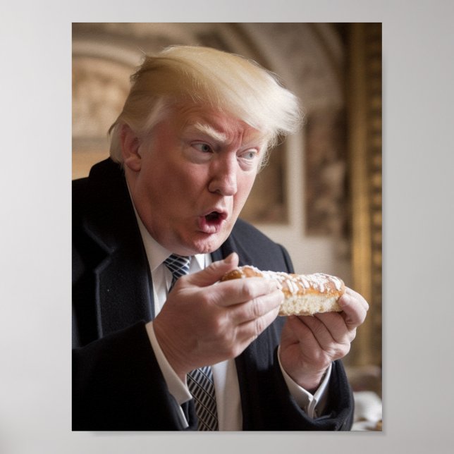 Poster Stollen Pain Trump Plaisanter (Devant)