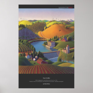 Poster Stone City West par Robin Moline