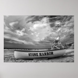 Poster Stone Harbour Beach, NJ