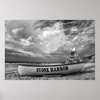 Poster Stone Harbour Beach, NJ