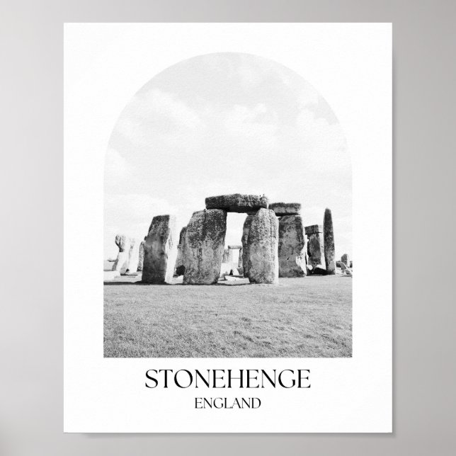Poster Stonehenge Angleterre Arch Photo Imprimer (Devant)