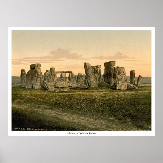 Poster Stonehenge, Salisbury, Angleterre (Devant)