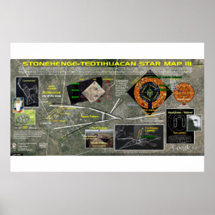 Poster Stonehenge - Taurus Star Map 3