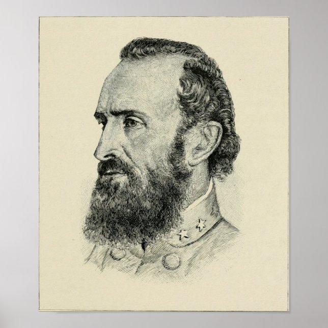 Poster Stonewall Jackson (Devant)