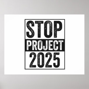 Poster Stop Project 2025 Trump Harris American Patroitic