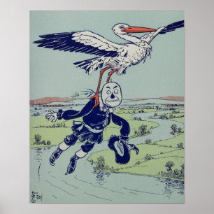 Poster Stork et Scarecrow